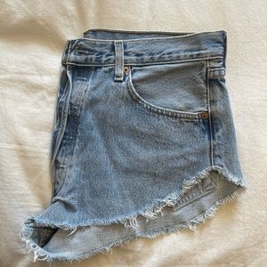 Levi cutoff shorts